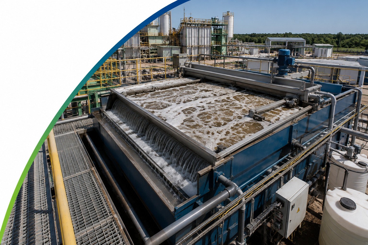Municipal and general industrial wastewater treatment with dissolved air flotation