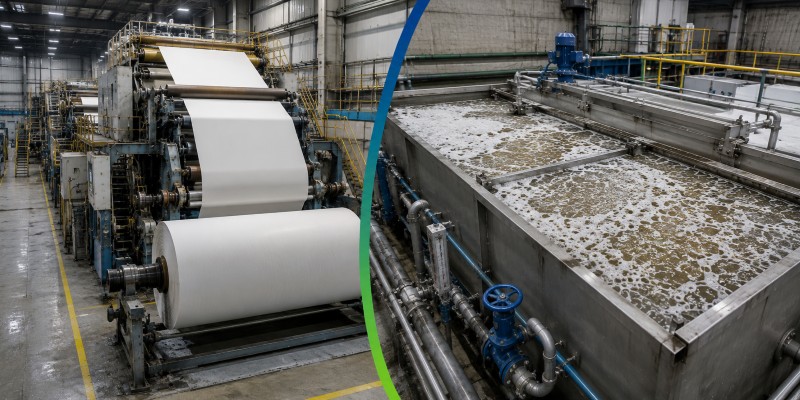 Pulp and paper mill whitewater clarification with dissolved air flotation